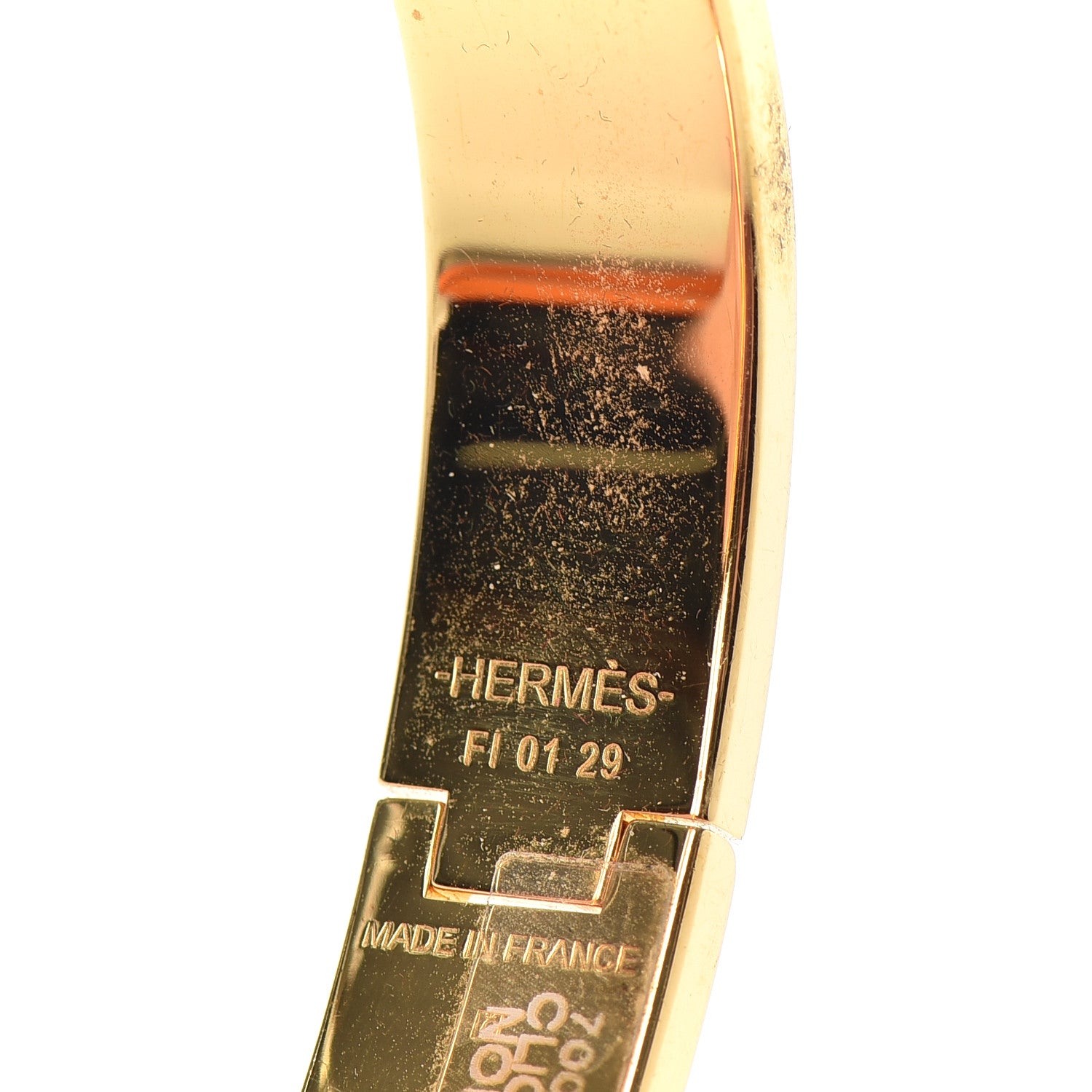 Hermes Enamel Narrow Clic Clac H Bracelet GM Black 4 of 4