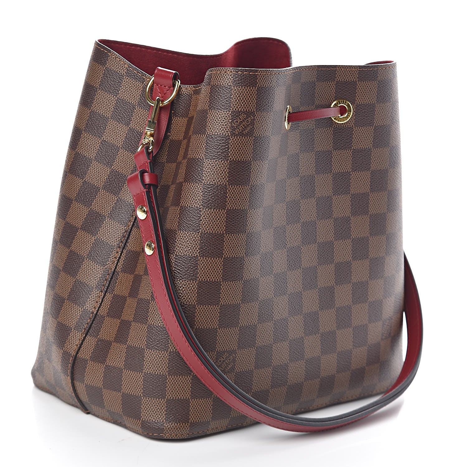 Louis Vuitton Damier Ebene Neonoe MM Cherry Berry 3 of 14