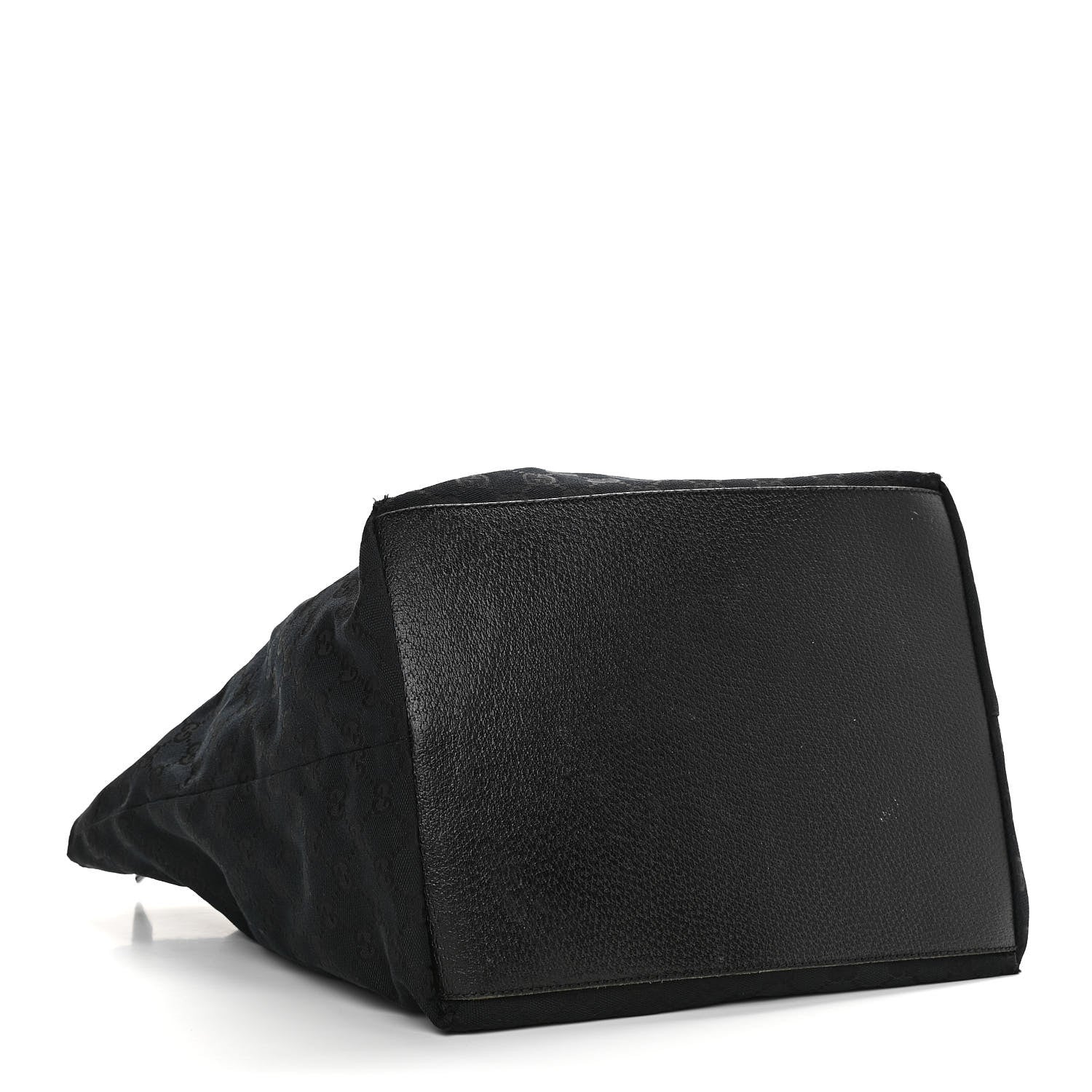 Gucci GG Monogram Large Web Handle Bucket Tote Black 4 of 12