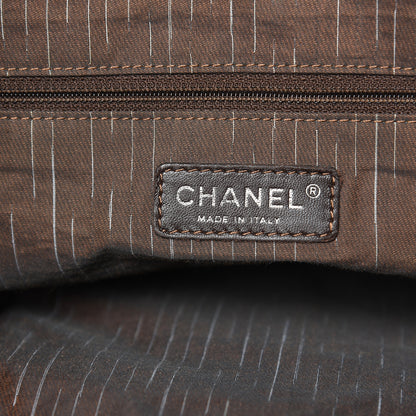 Chanel Calfskin CC Shoulder Bag Dark Beige 6 of 18