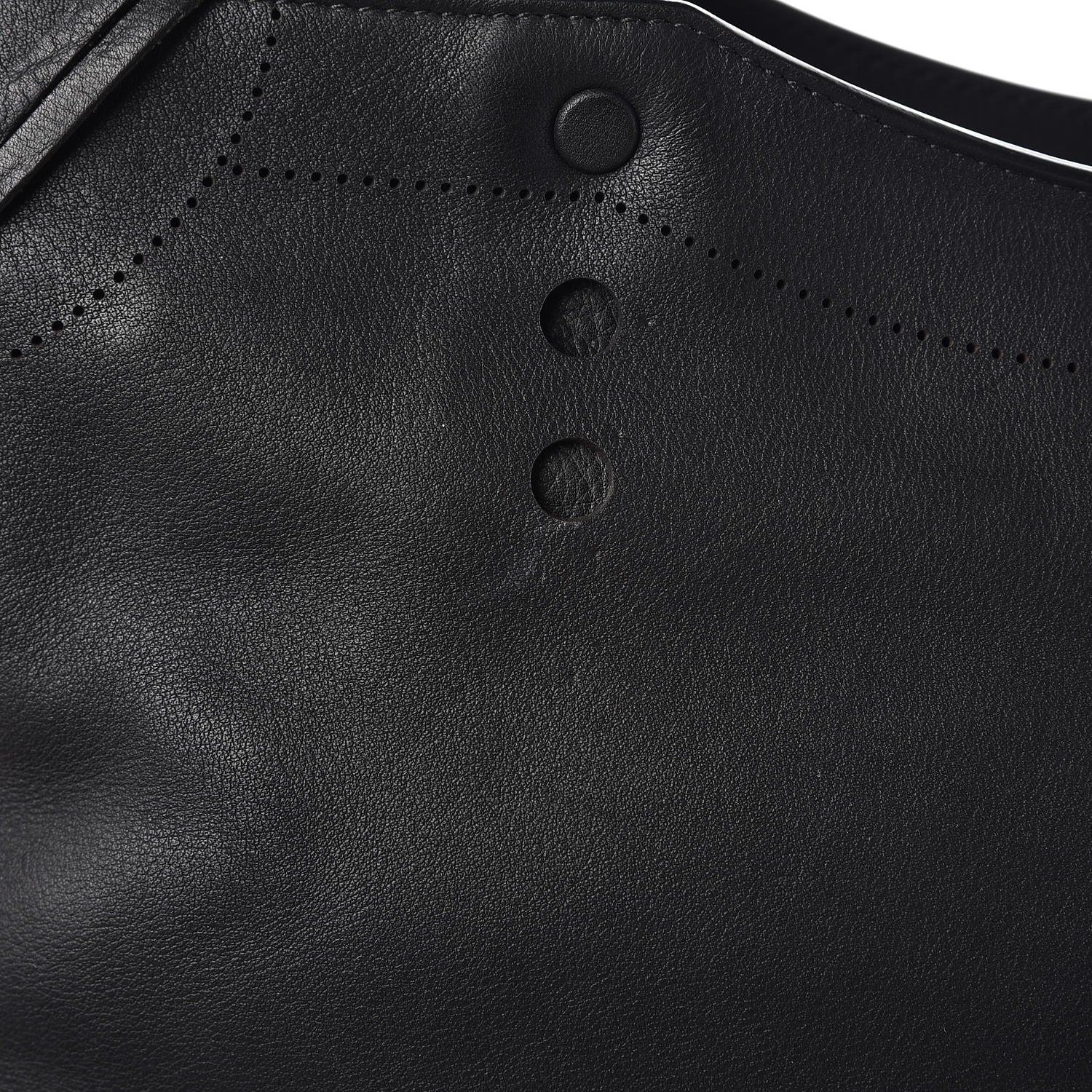 Balenciaga Veau Soyeux Perforated Blackout Hardware City Black 9 of 9