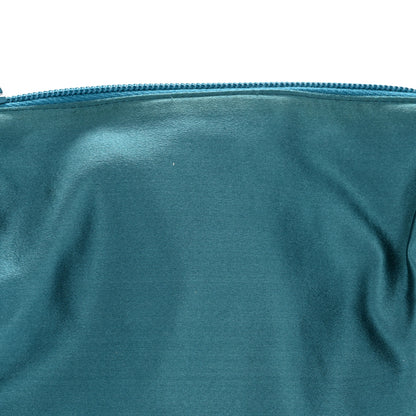 Prada Satin Soft Evening Bag Turchese 8 of 12