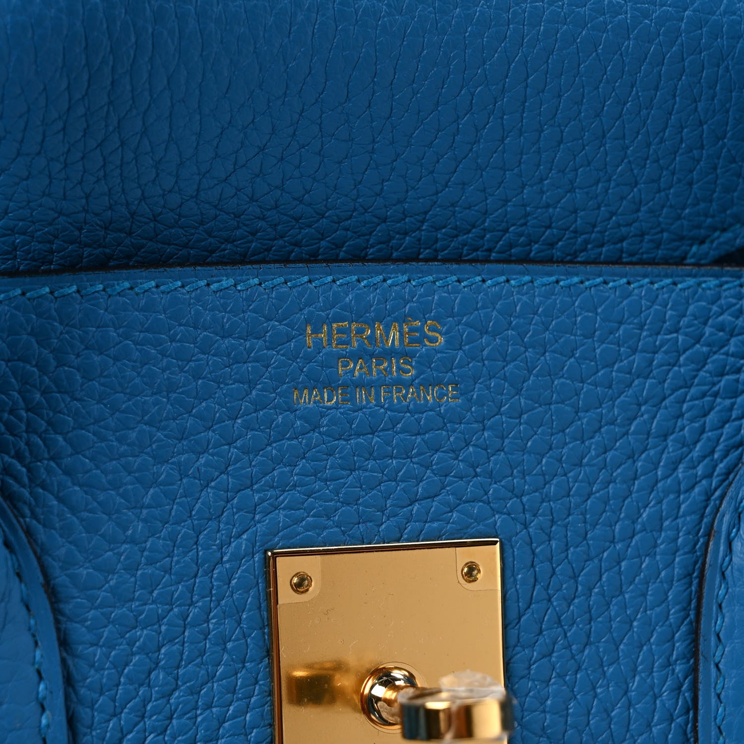 Hermes Taurillon Clemence BIRKIN 35 Bleu Zanzibar 6 of 8