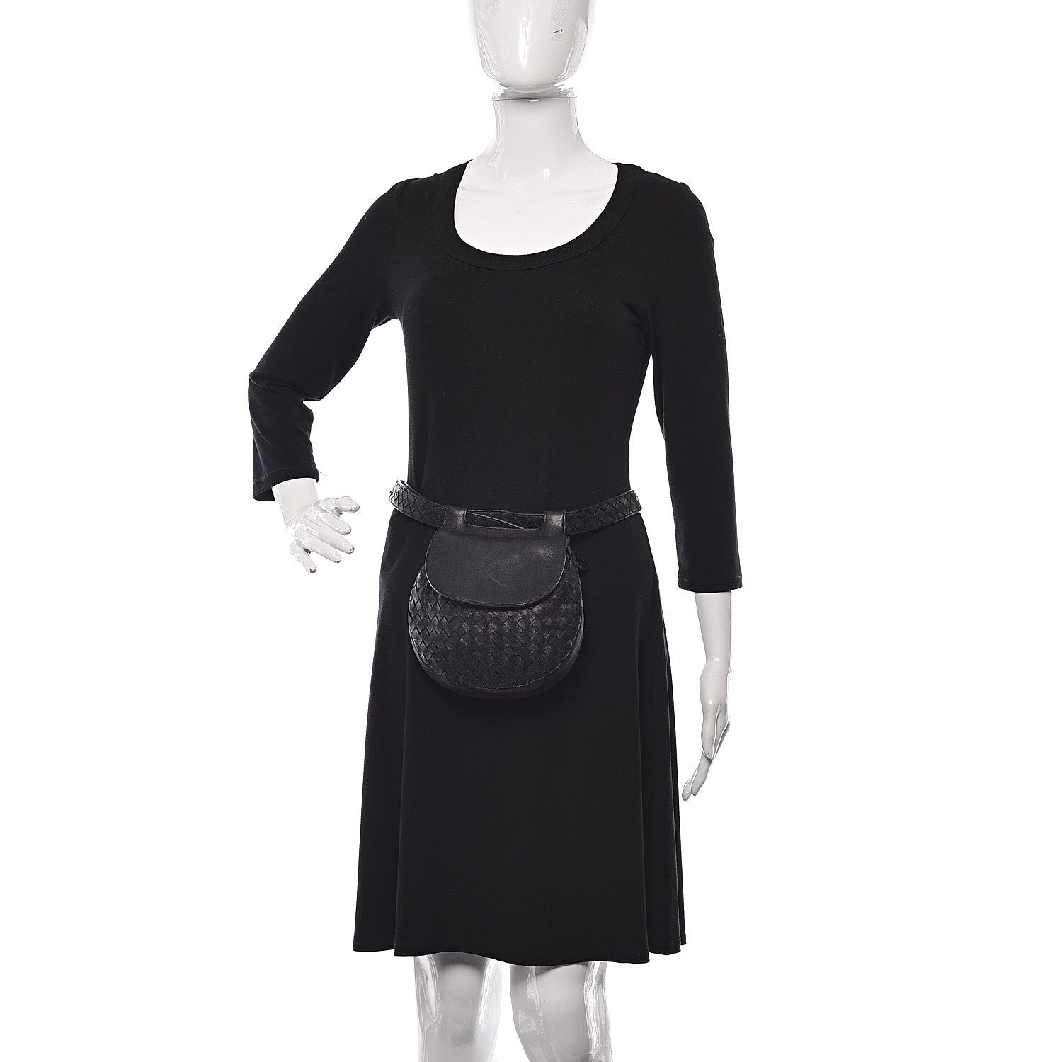 Bottega Veneta Nappa Intrecciato Belt Bag Black 2 of 14
