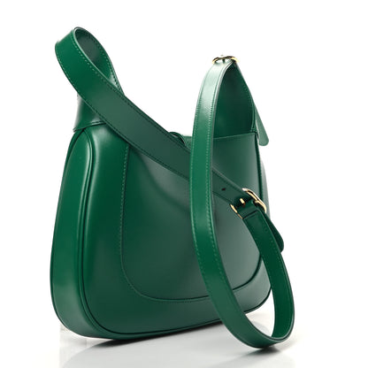 Gucci Boarded Dyana Lux Calfskin Small Jackie 1961 Hobo Emerald 3 of 10