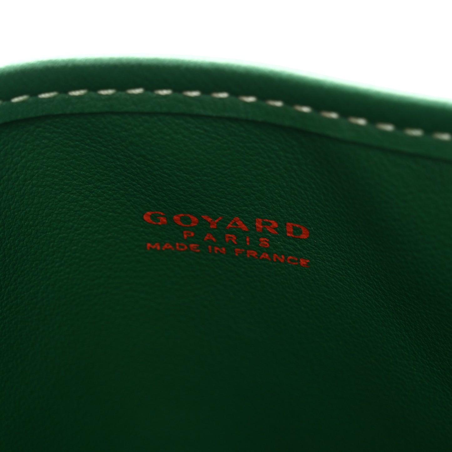 Goyardine Reversible Mini Anjou Green