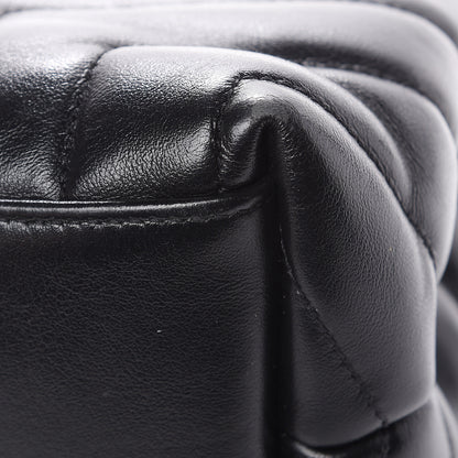 Saint Laurent Calfskin Y Quilted Monogram Medium Loulou Chain Satchel Black 13 of 18