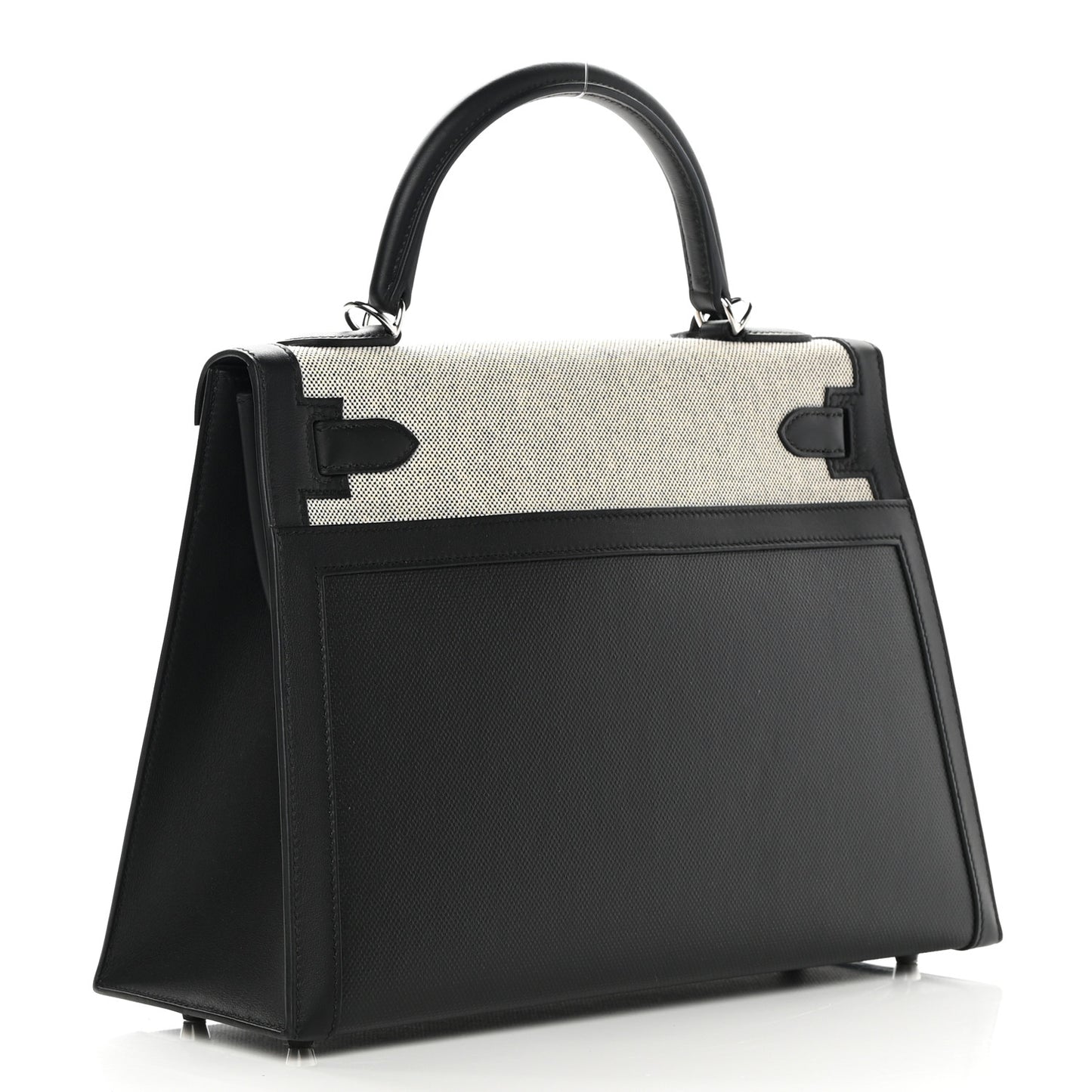 Berline Toile Swift Kelly Sellier 32 Black Ecru