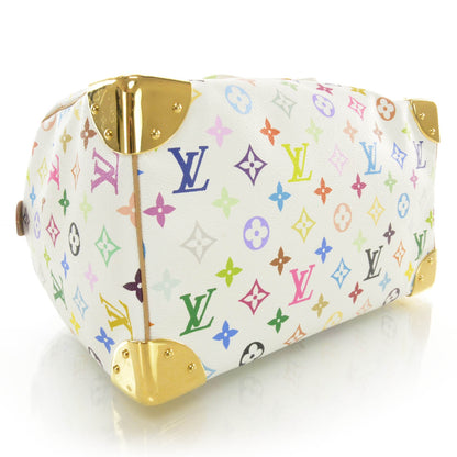 Louis Vuitton Monogram Multicolor Speedy 30 White 4 of 7