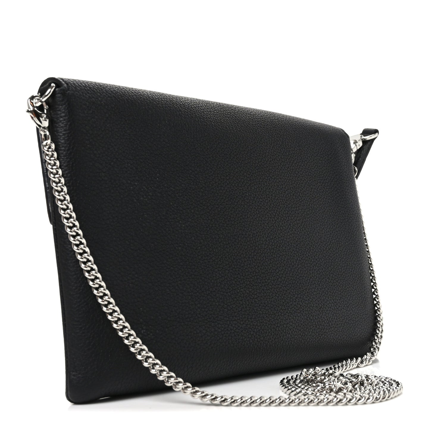 Soft Calfskin My Lockme Chain Pochette Black