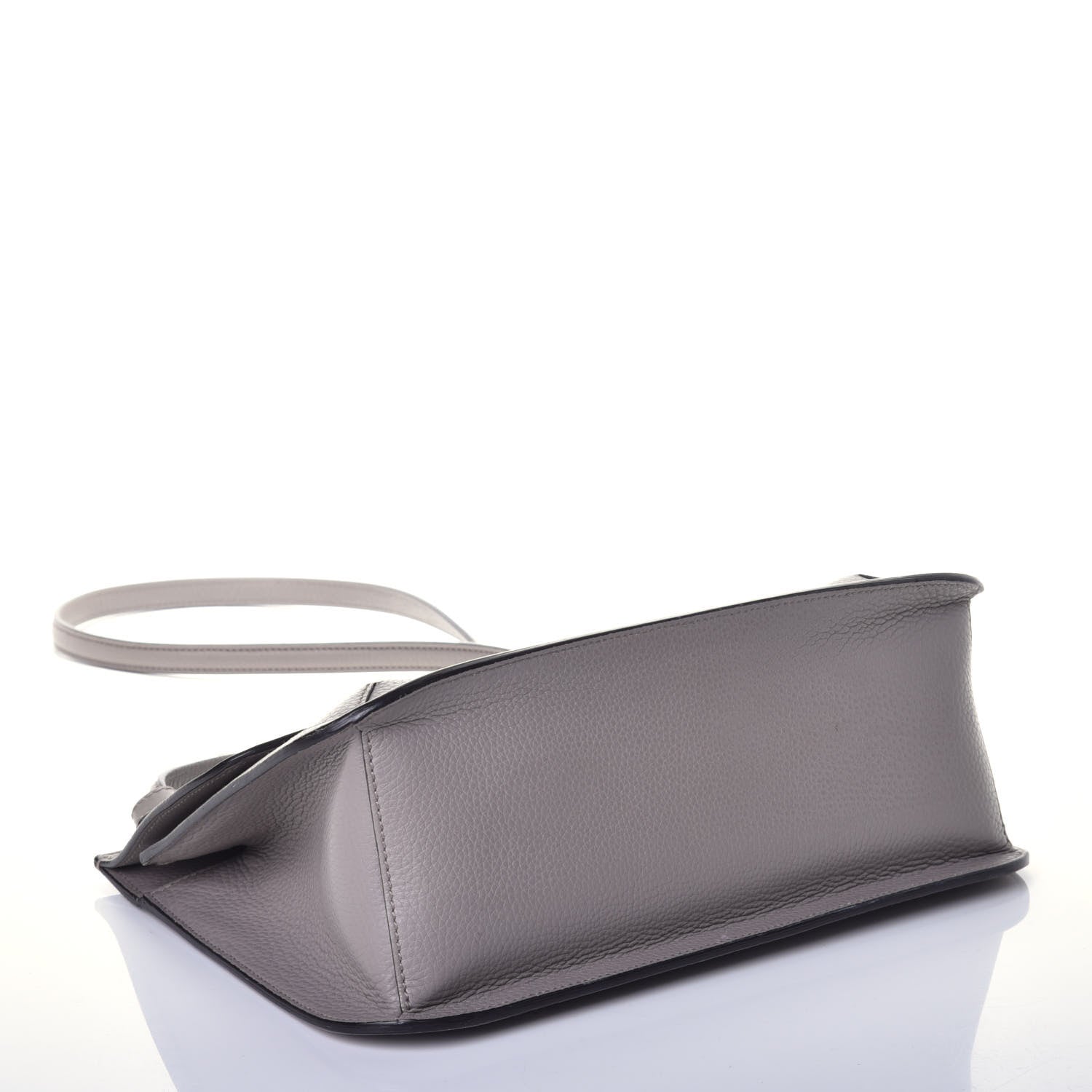 Gucci Cellarius Calfskin Medium Bamboo Daily Flap Shoulder Bag Storm Grey 4 of 8