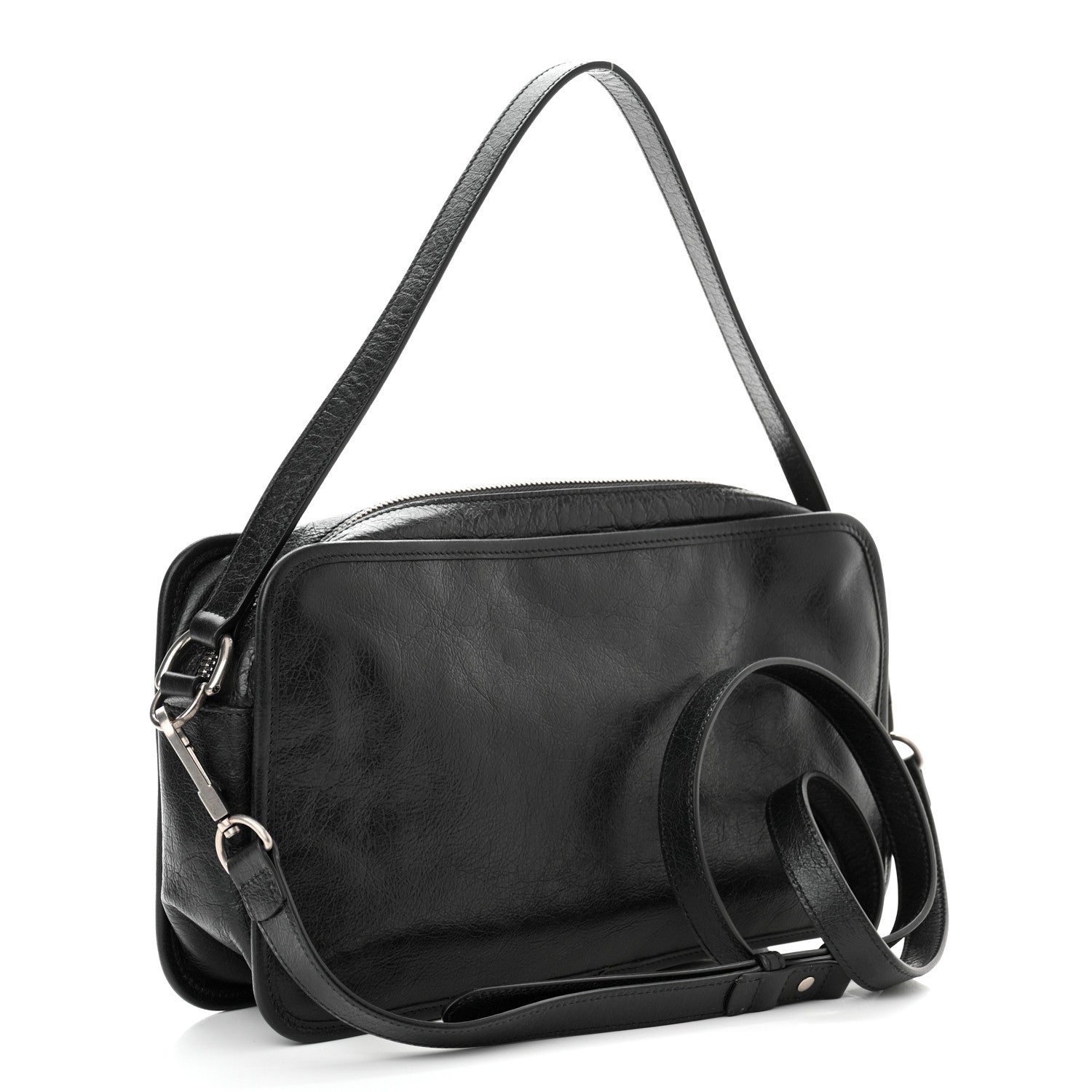 Gucci Fluffy Calfskin Morpheus Shoulder Bag Black 3 of 10