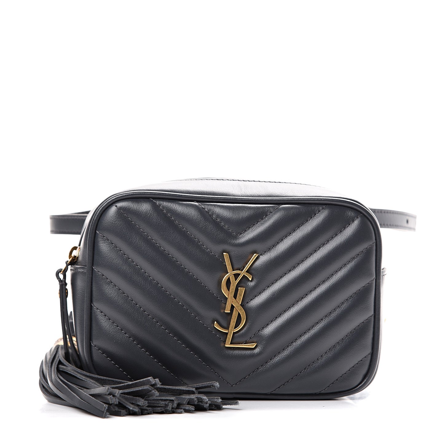 Calfskin Matelasse Monogram Lou Belt Bag Smog