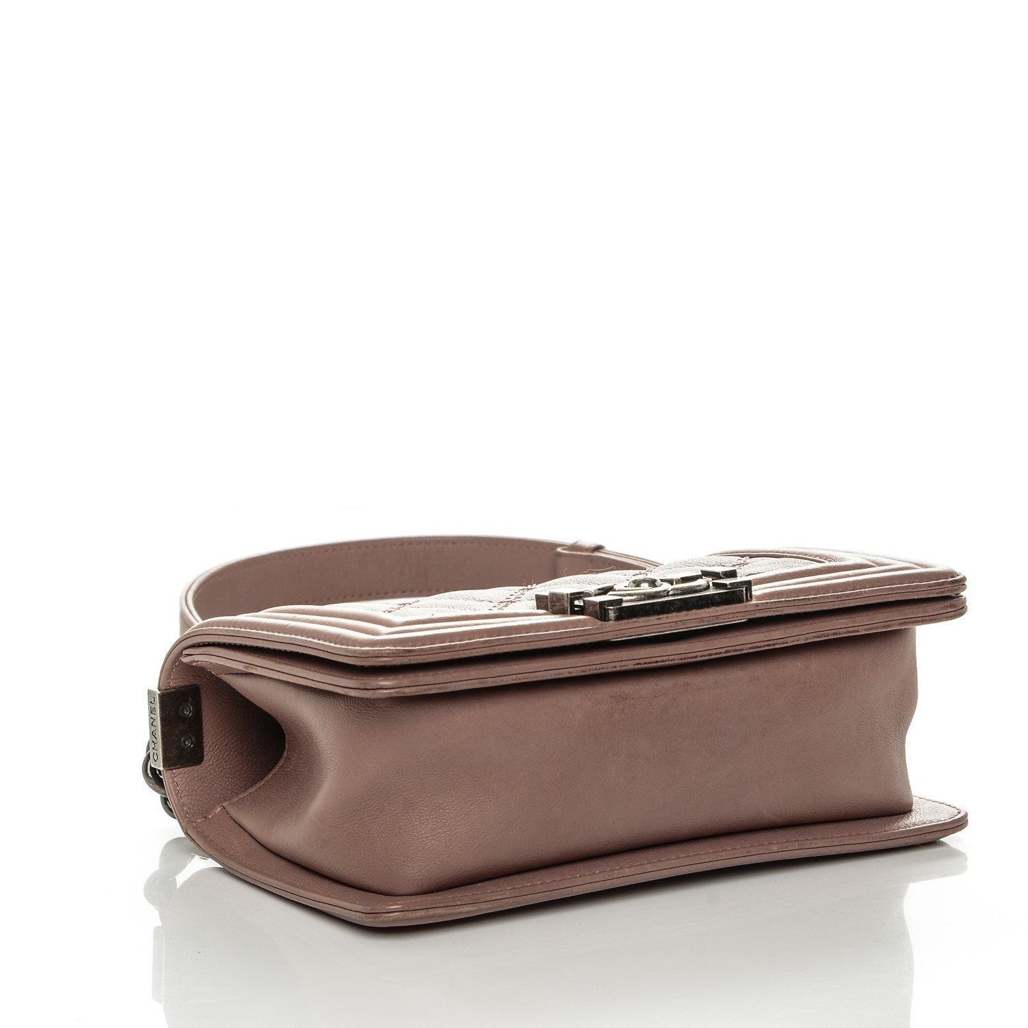 Chanel Calfskin Double Stitch Small Boy Flap Light Purple 4 of 7