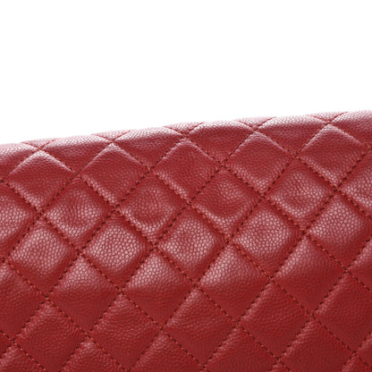 Chanel Caviar Quilted Medium Boy Flap Red 14 of 16