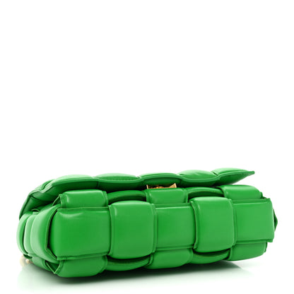 Bottega Veneta Lambskin Maxi Intreccio Padded Chain Cassette Crossbody Bag Parakeet 4 of 15