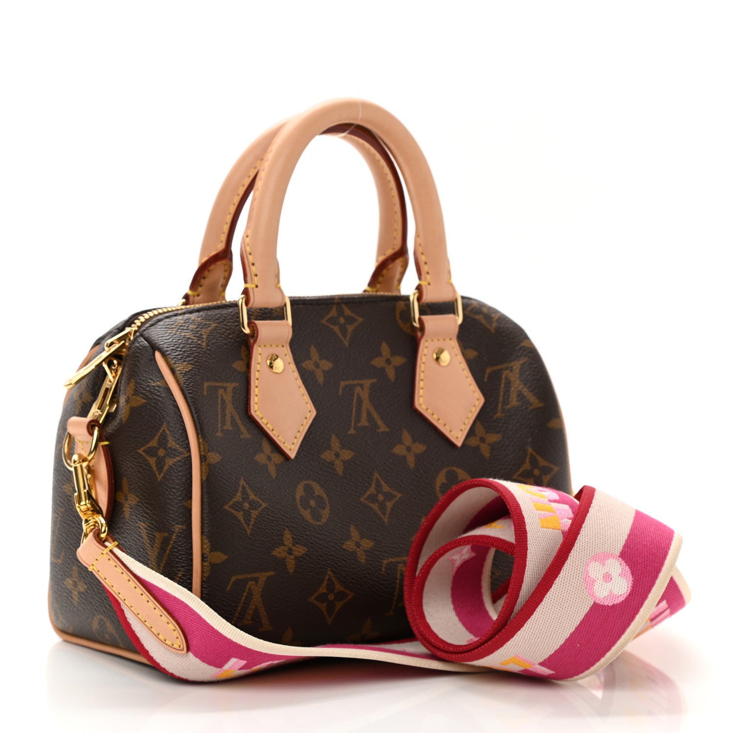 Louis Vuitton Monogram Speedy Bandouliere 20 Fuchsia 2 of 7