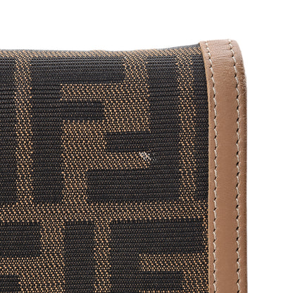 Fendi Zucca Continental Wallet Tobacco Brown 12 of 13