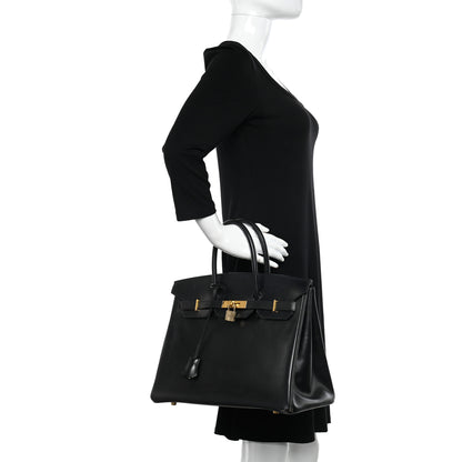 Hermes Box Birkin 35 Black 2 of 15