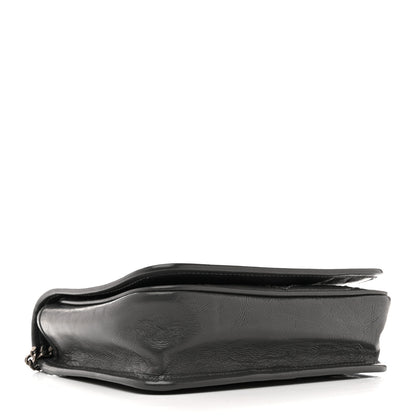 Saint Laurent Crinkled Calfskin Matelasse Monogram Niki Chain Wallet Storm 4 of 10