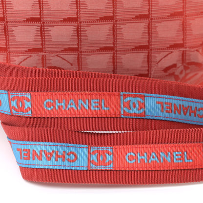 Chanel Nylon Small Travel Tote Red 15 of 16