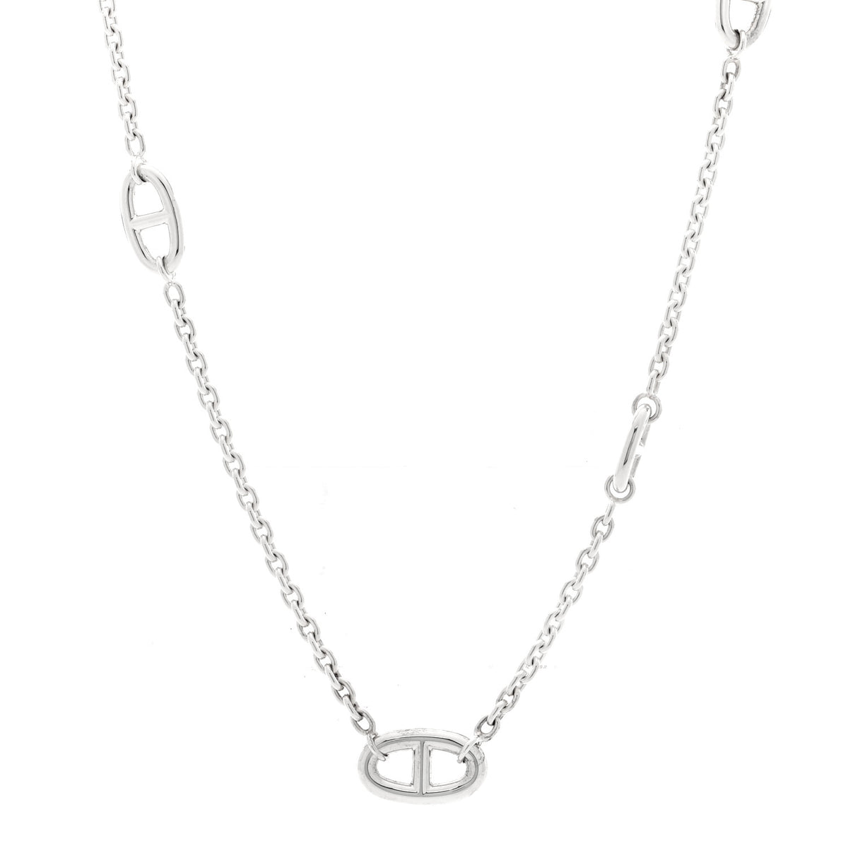 Hermes Sterling Silver Farandole Necklace 80 1 of 4