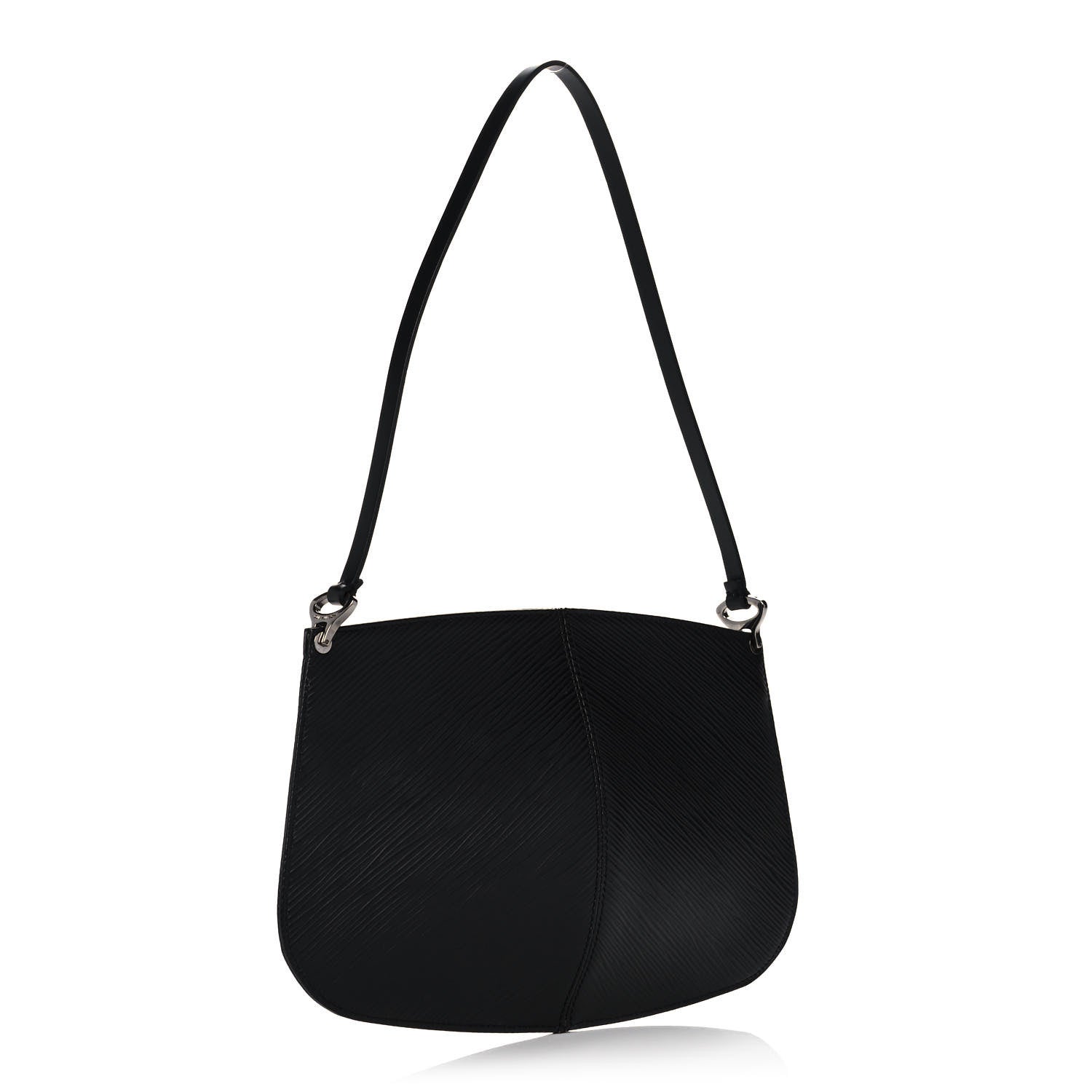 Louis Vuitton Epi Demi Lune Pochette Black 3 of 10