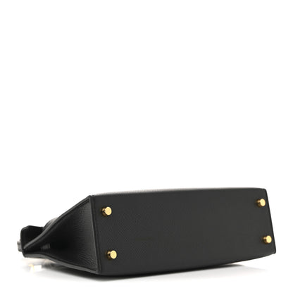 Hermes Epsom Mini Kelly Sellier 20 Black 4 of 10
