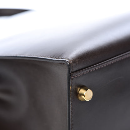 Hermes Box Kelly Sellier 35 Chocolate 33 of 44