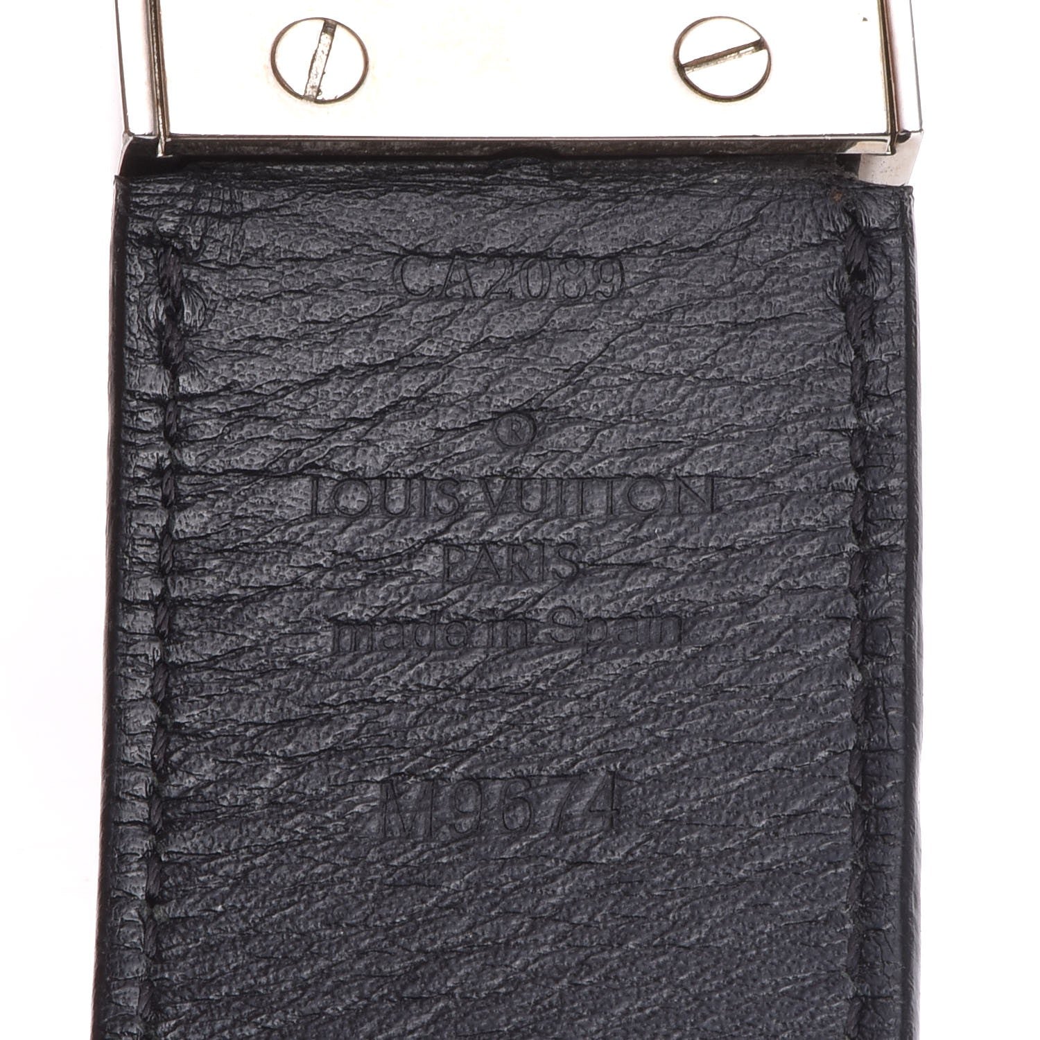 Louis Vuitton Damier Infini Calfskin 35mm Belt 95 38 Black 4 of 11