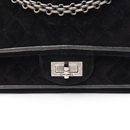 Chanel Suede Quilted 2.55 Reissue 224 Flap Black 11 of 11