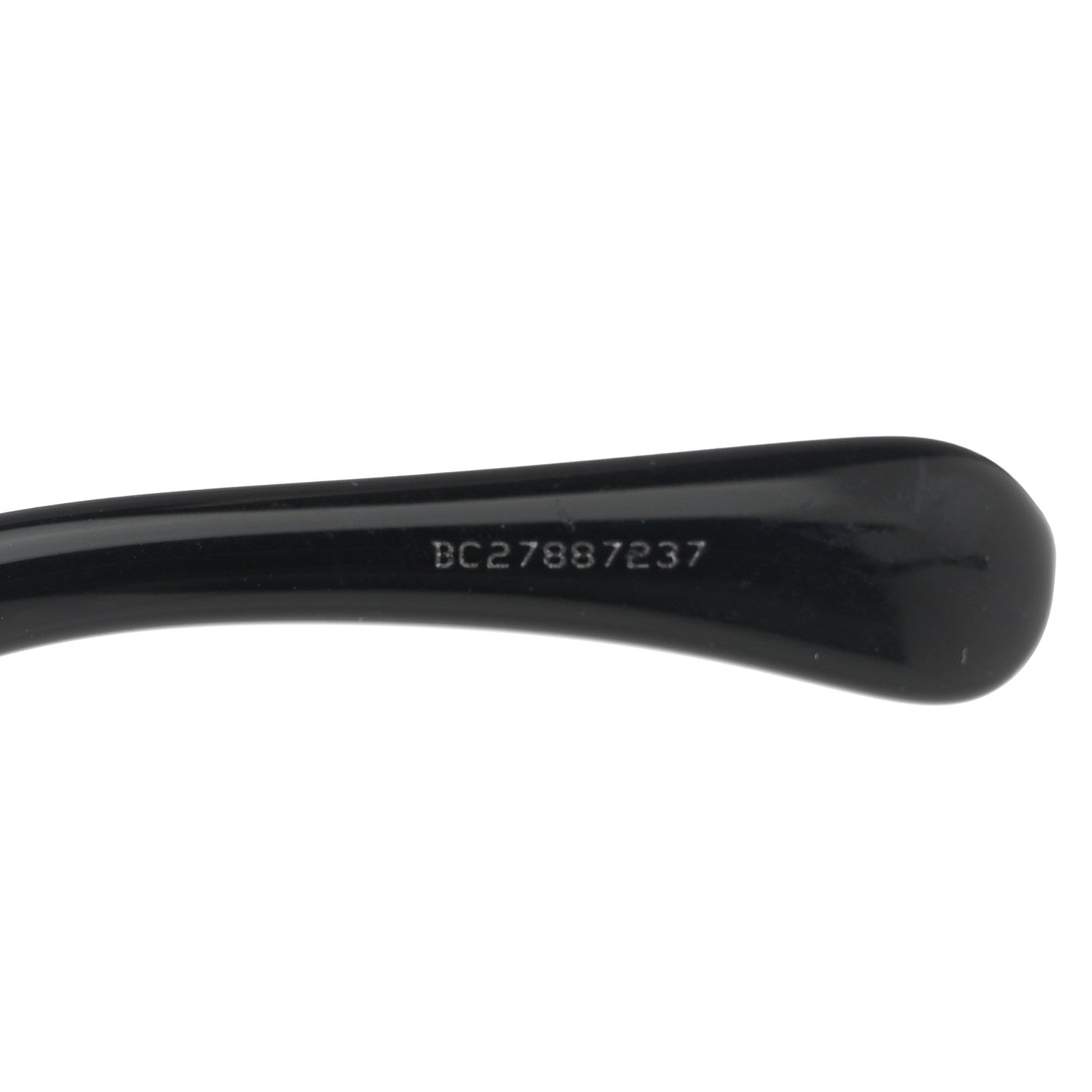Chanel Acetate Crystal CC Shield Sunglasses 5466-B Black 8 of 9
