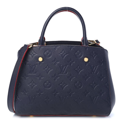 Louis Vuitton Empreinte Montaigne BB Marine Rouge 1 of 11
