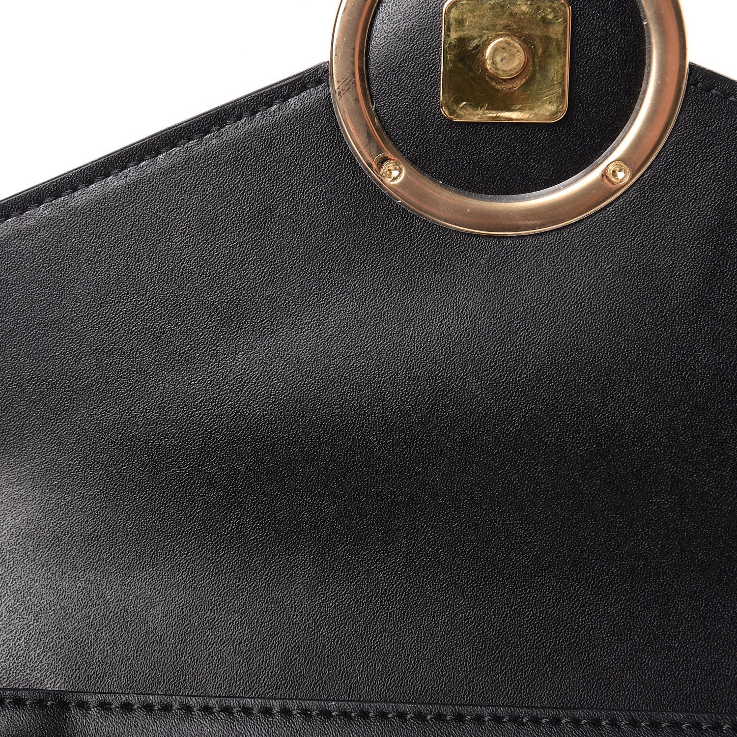 Fendi Vitello Liberty Lucido F is Fendi Medium Envelope Wallet on Chain Black 13 of 14