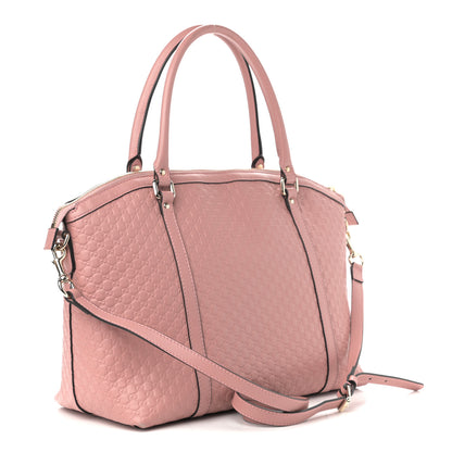 Gucci Soft Microguccissima Large Dome Satchel Soft Pink 2 of 13