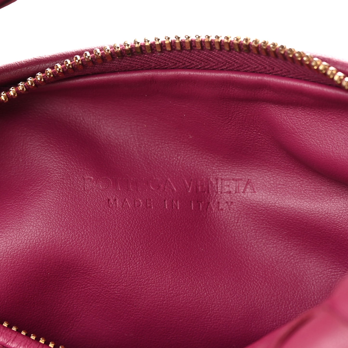 Nappa Intrecciato Mini Jodie Cinnabar