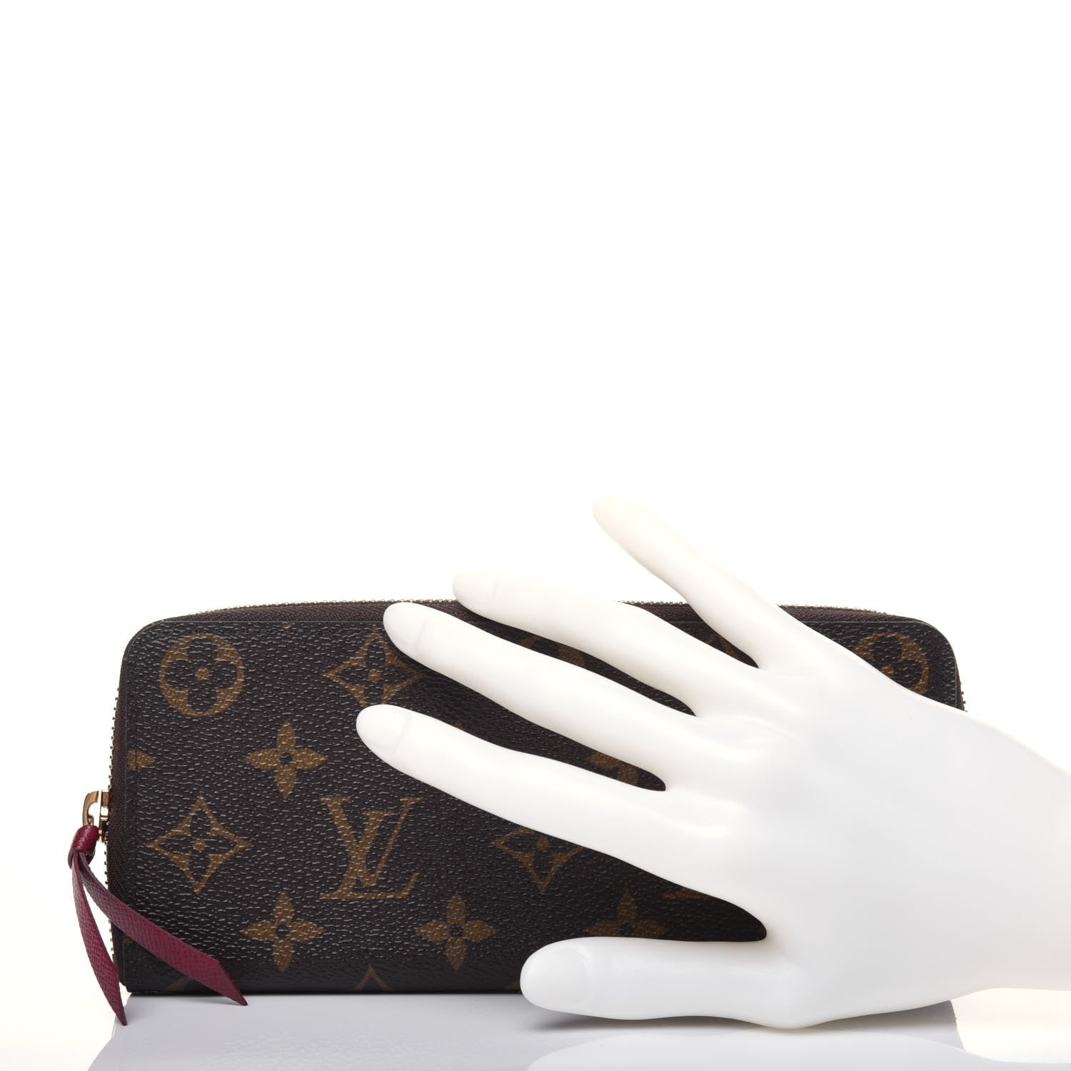 Louis Vuitton Monogram Clemence Wallet Fuchsia 2 of 19