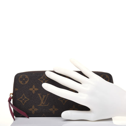 Louis Vuitton Monogram Clemence Wallet Fuchsia 2 of 19