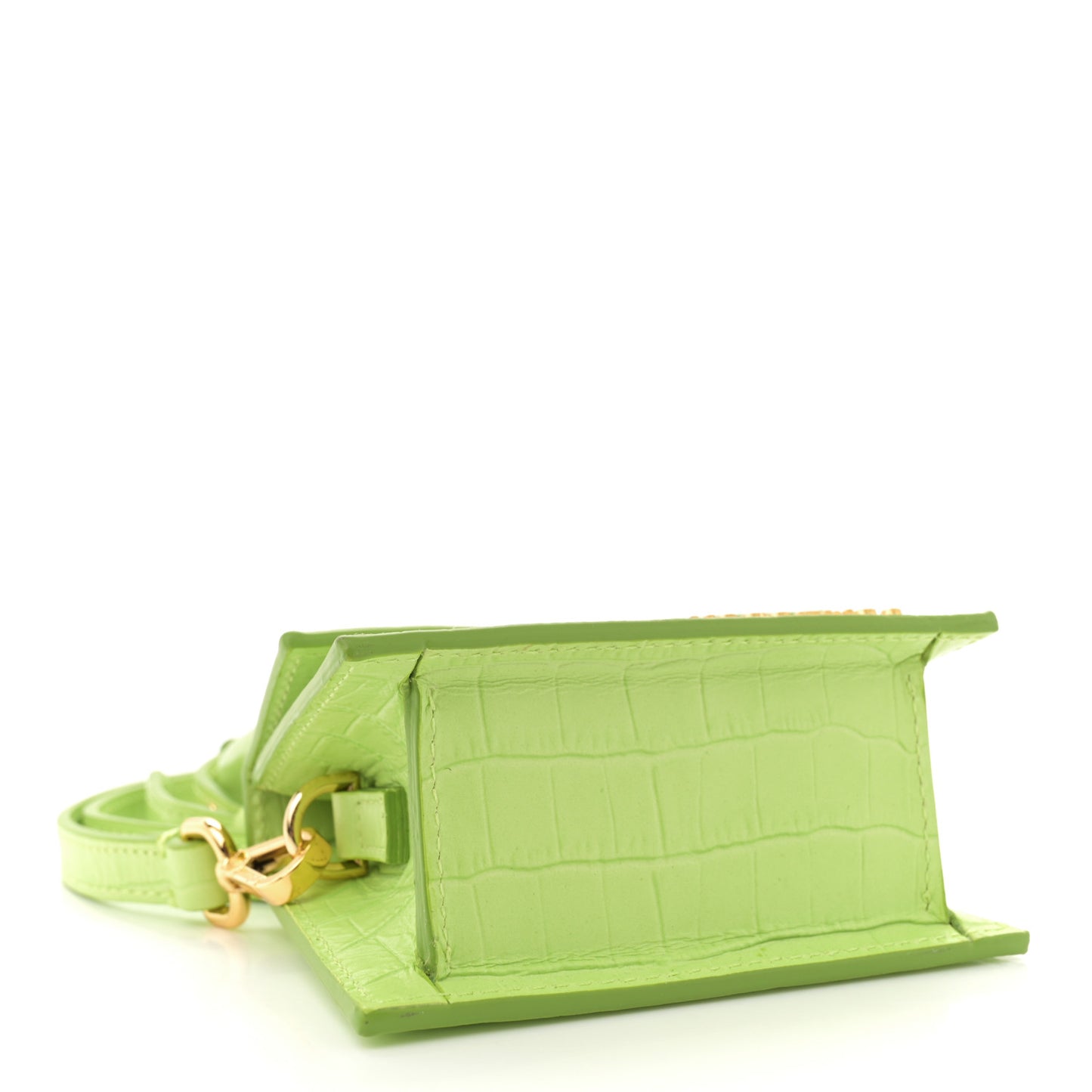 Calfskin Crocodile Embossed Le Chiquito Light Green