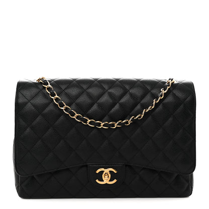 Chanel Caviar Quilted Maxi Double Flap Black 1 of 11