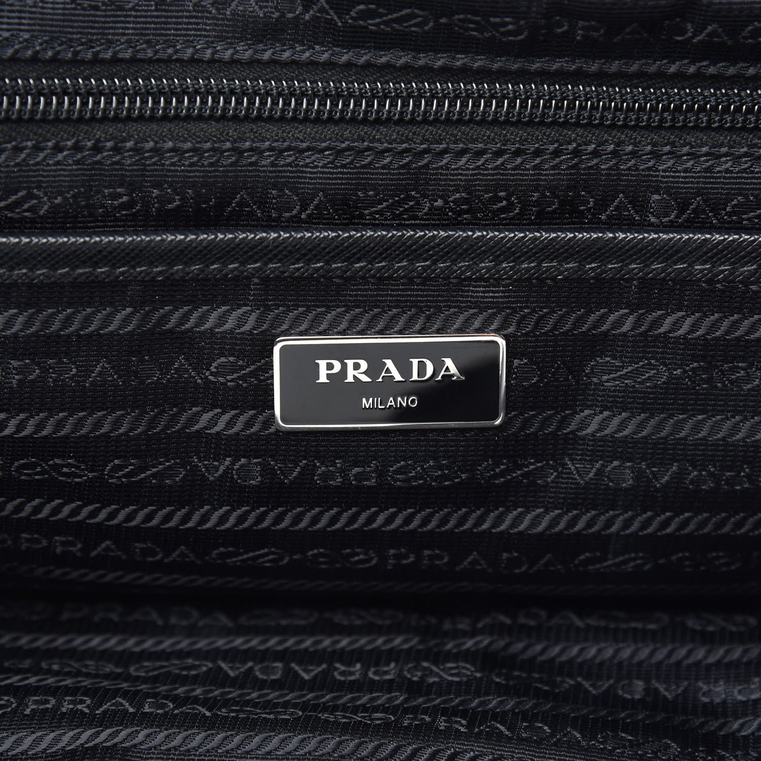 Prada Nylon New Vela Studded Backpack Black Fuoco 6 of 9