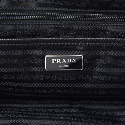 Prada Nylon New Vela Studded Backpack Black Fuoco 6 of 9