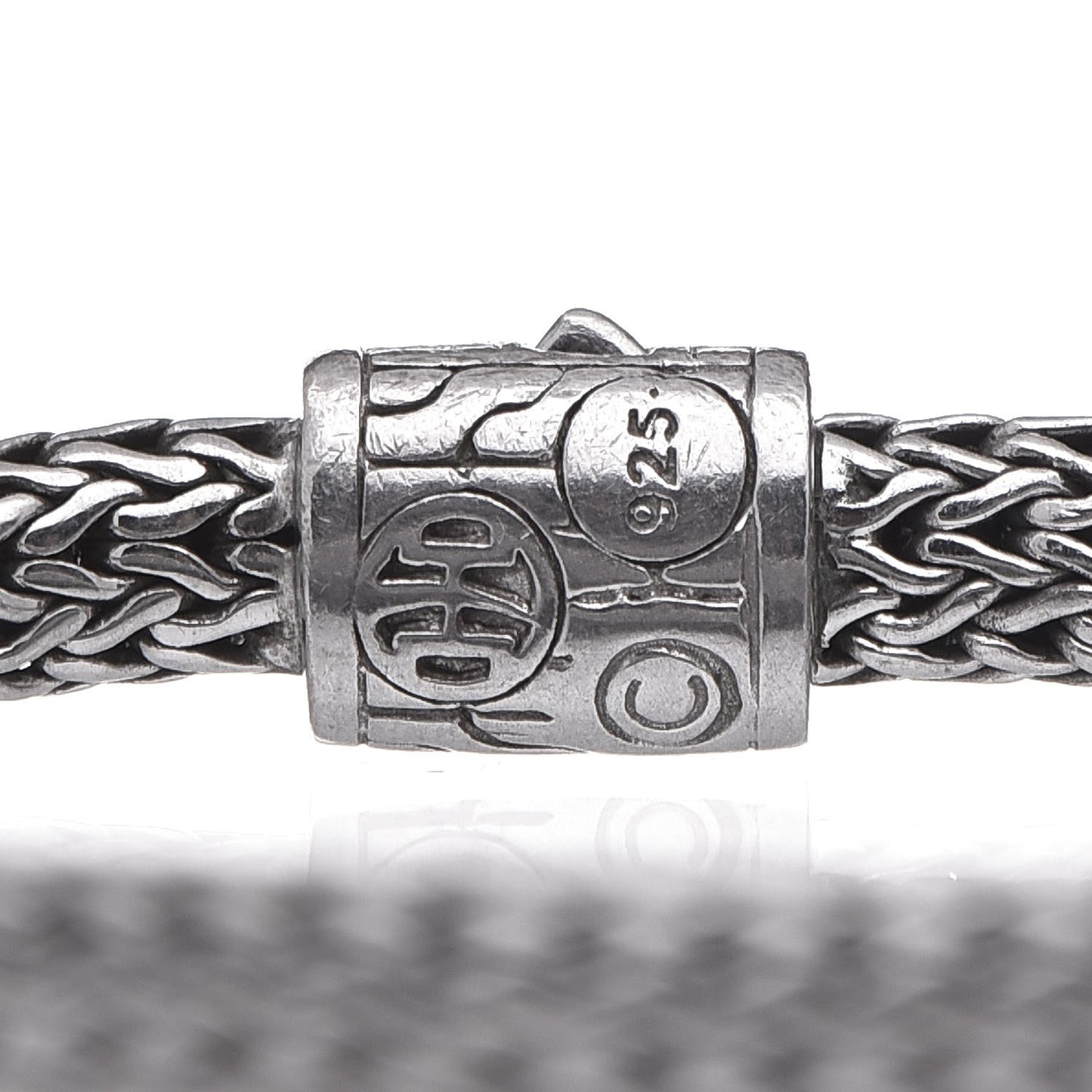Sterling Silver Black Sapphire 5mm Classic Chain Bracelet