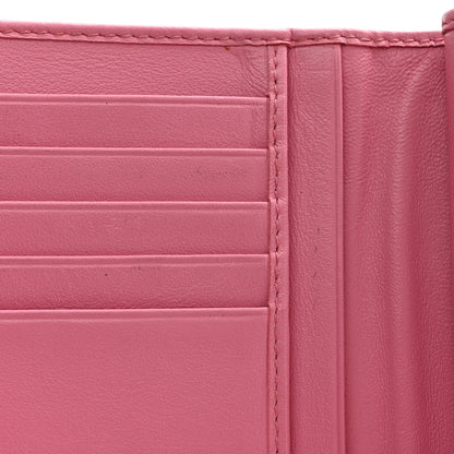 Prada Vitello Move Metal Compact Wallet Geranio 8 of 9