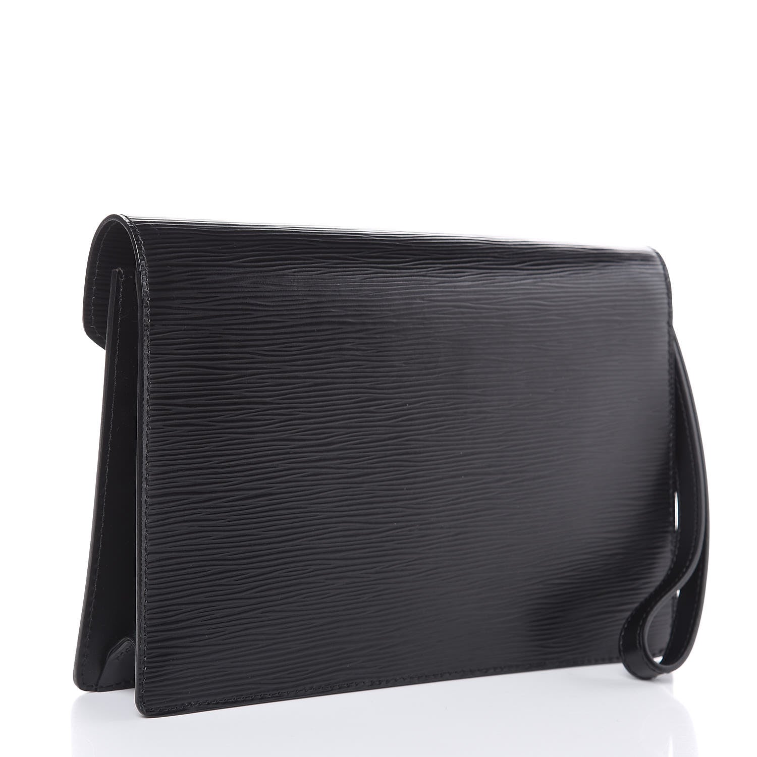 Louis Vuitton Epi Pochette Sellier Dragonne Clutch Black 3 of 9