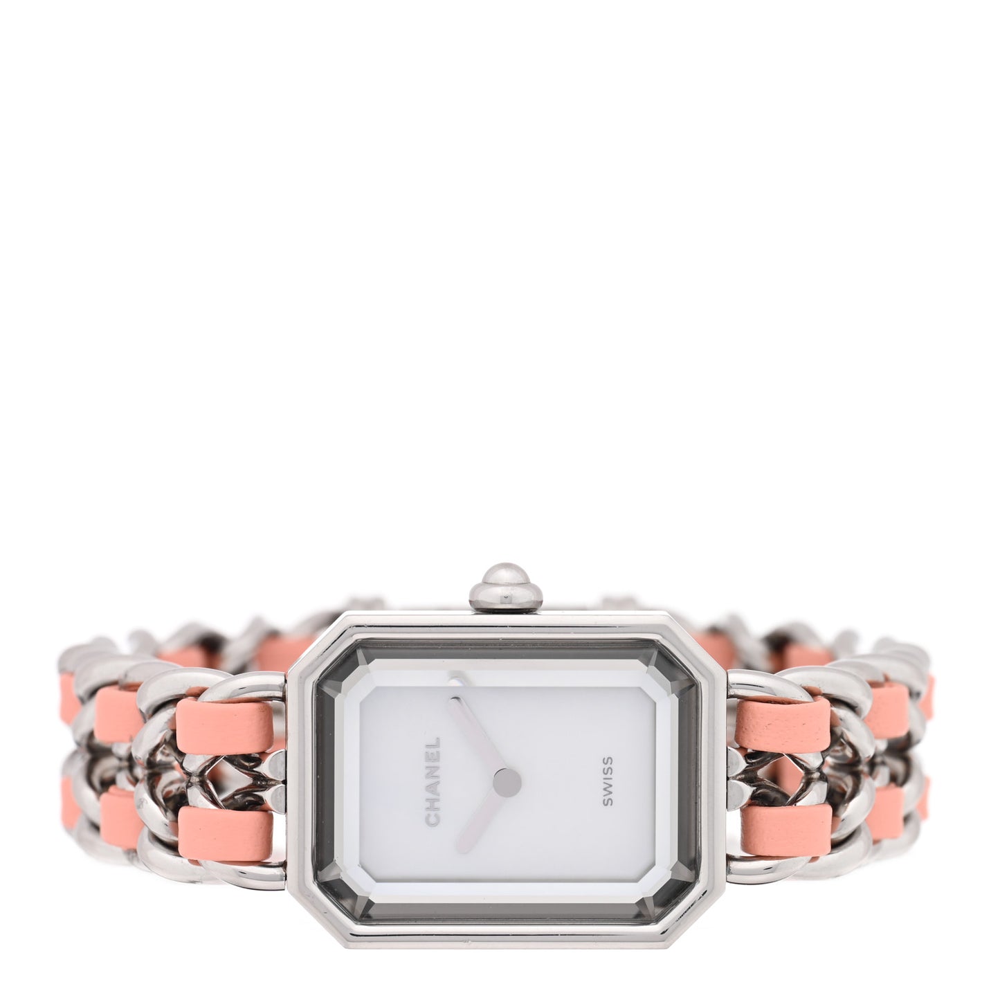Stainless Steel Lambskin 20mm Chain Premiere Quartz Watch Pink