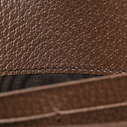 Gucci Monogram Jumbo GG Textured Dollar Calfskin Mini Dionysus Chain Wallet Camel Ebony New Acero 7 of 11