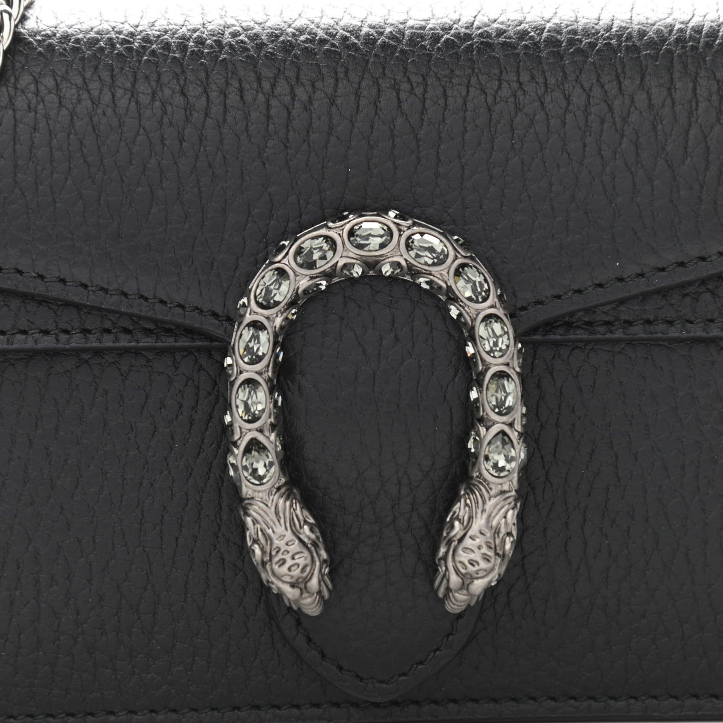 Calfskin Super Mini Dionysus Shoulder Bag Black