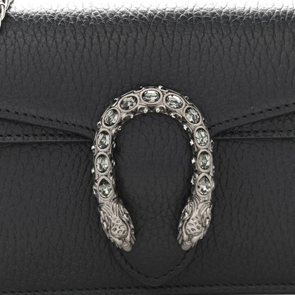 Gucci Calfskin Super Mini Dionysus Shoulder Bag Black 7 of 10