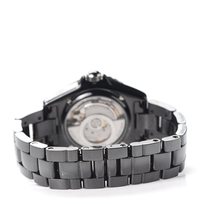Chanel Stainless Steel Ceramic 38mm J12 Automatic Watch Black 3 of 6